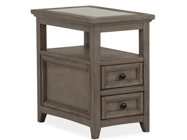 Paxton Place Chairside End Table End tables Brown 13