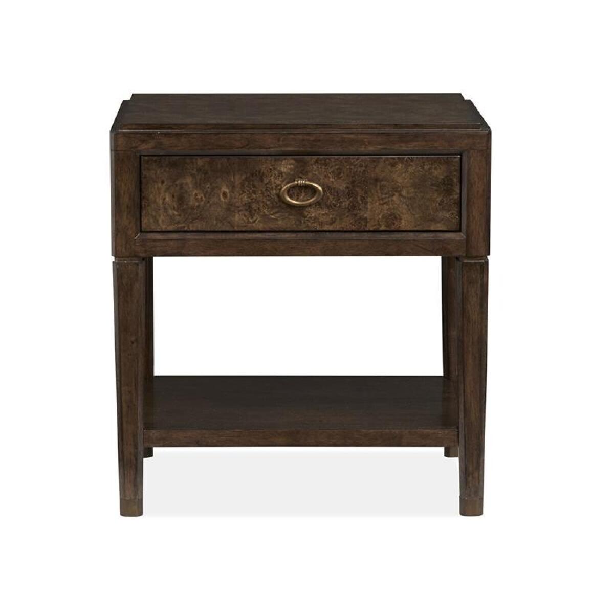 Rowan Open Nightstand Nightstands Brown 4
