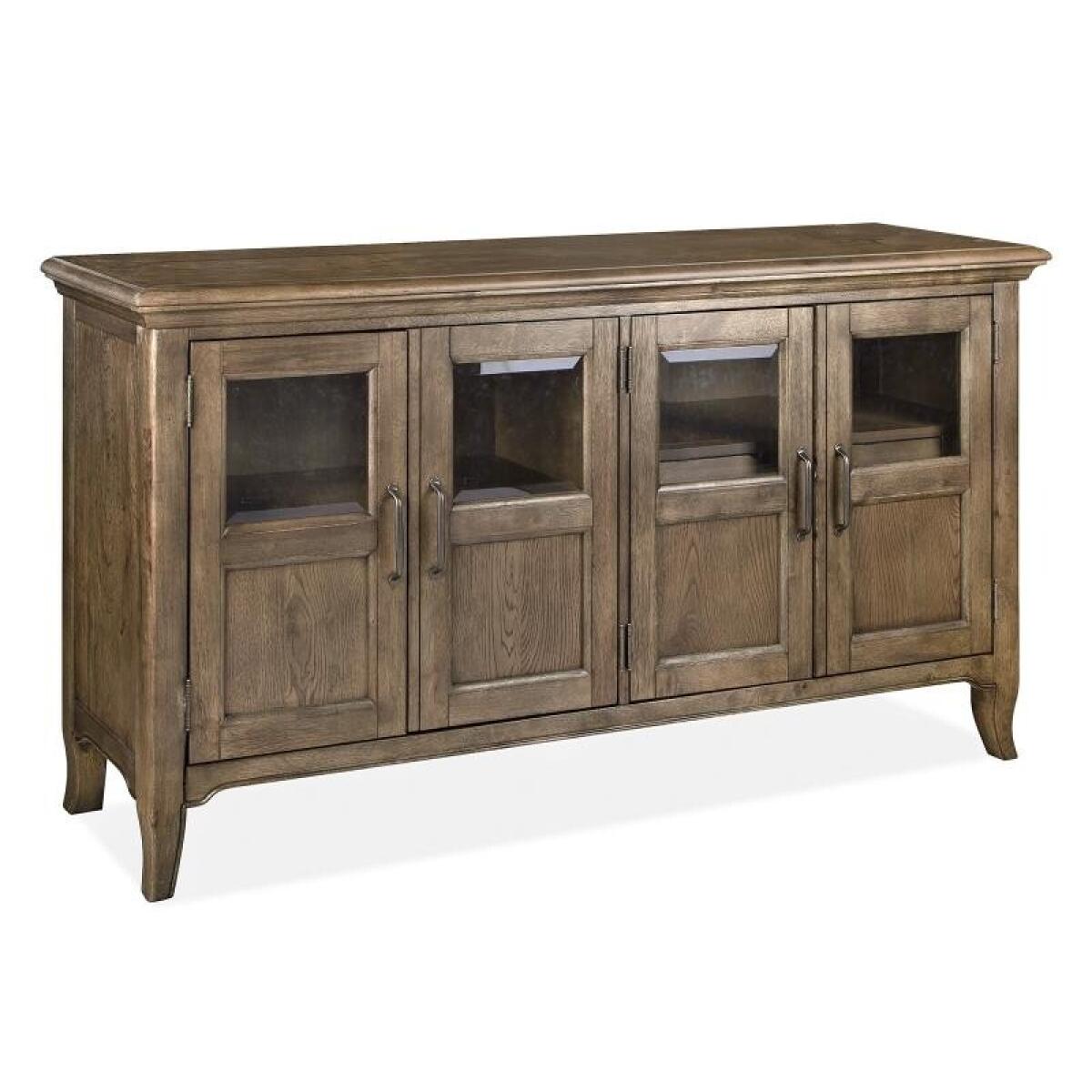 Roxbury Manor Four Door Buffet Dining Storage Brown 7