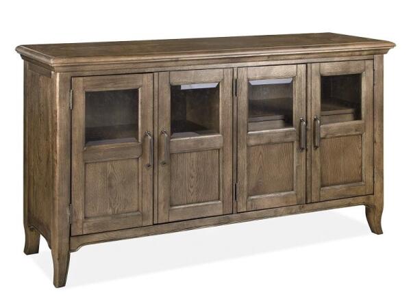 Roxbury Manor Four Door Buffet Dining Storage Brown 12