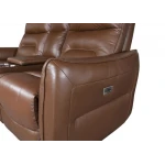 Terentius Power Loveseat Loveseats Brown 12