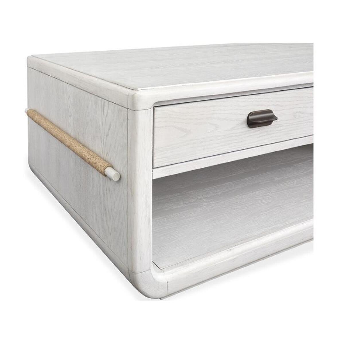 Sunset Cove - White Rectangular Cocktail Table w/Casters - Image 11