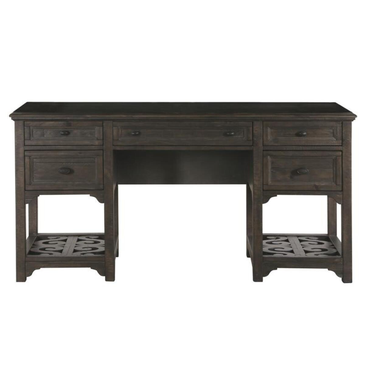 Bellamy Desk Base Desk Bases Brown 4