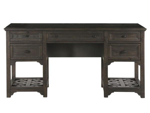 Bellamy Desk Base Desk Bases Brown