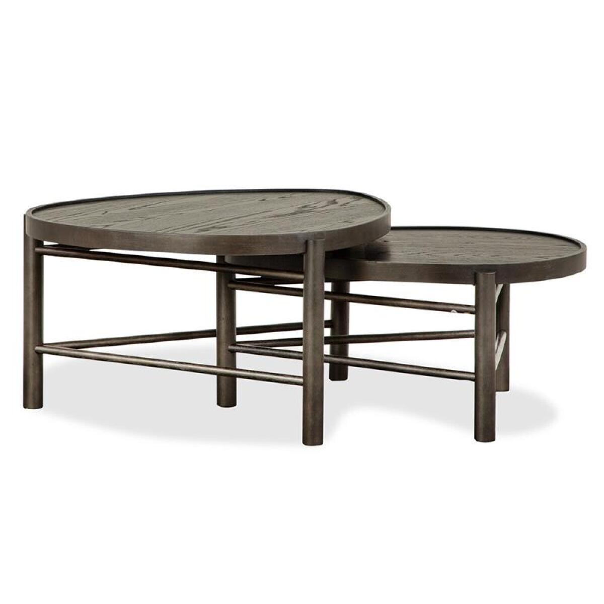 Hadleigh Black Shaped Nesting Cocktail Table - Image 4