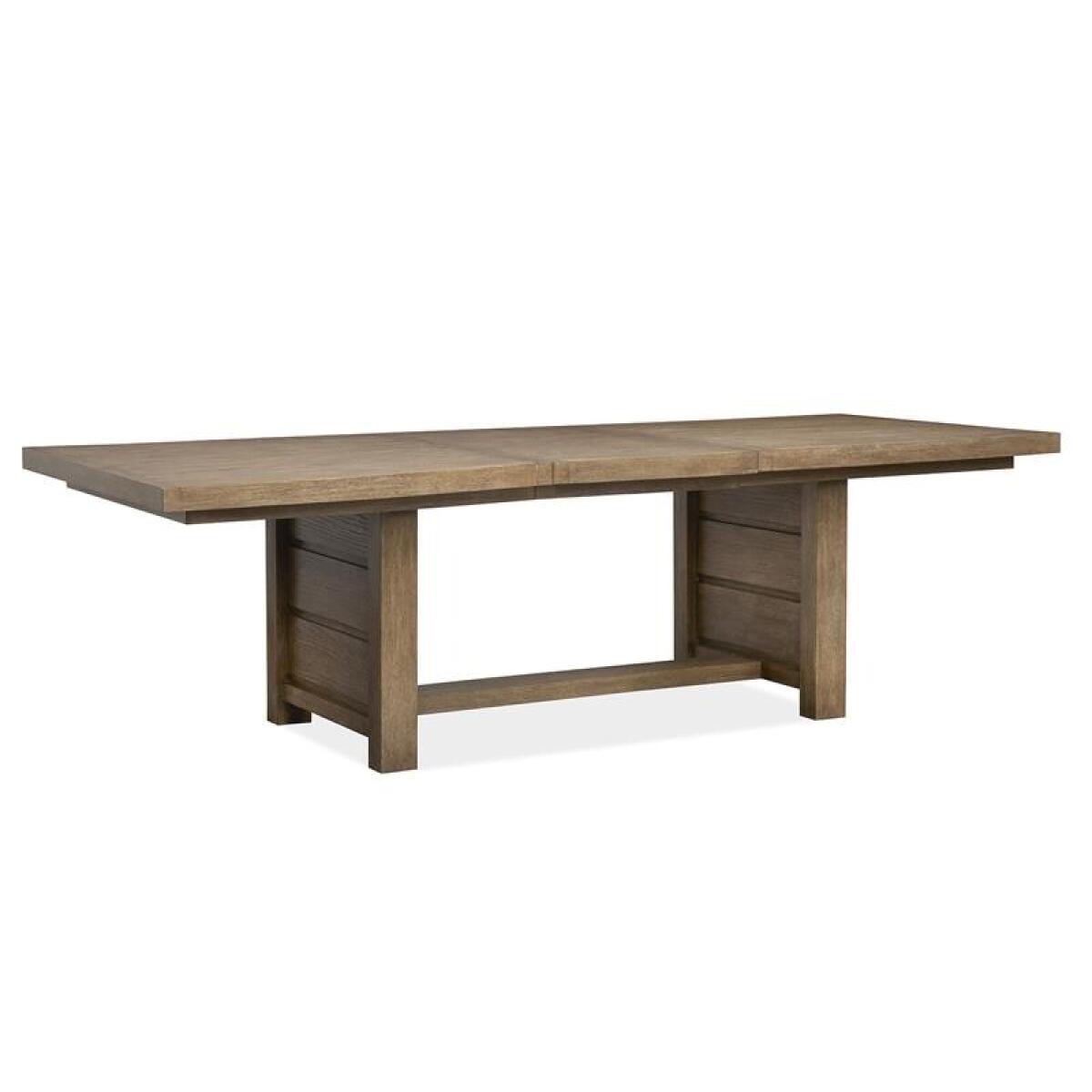 Plum D5768-21 Trestle Dining Table - Image 3