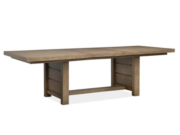 Plum D5768-21 Trestle Dining Table - Image 3