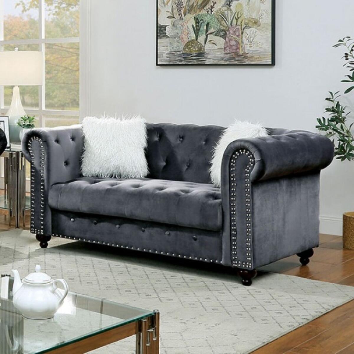 Giacomo Loveseat Loveseats Furniture of America 4