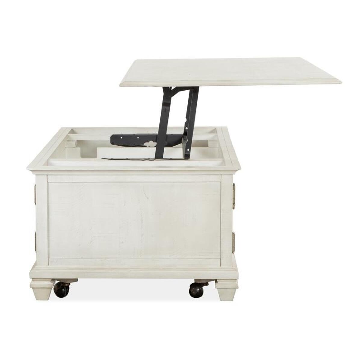 Newport Lift Top Storage Cocktail Table w/Casters - Image 11