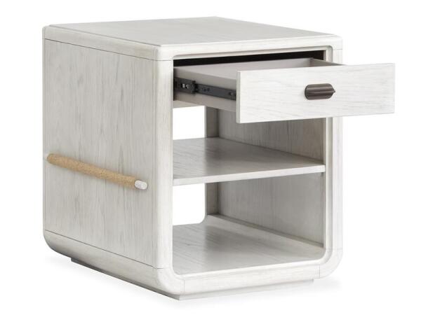 Sunset Cove - White Chairside End Table - Image 5