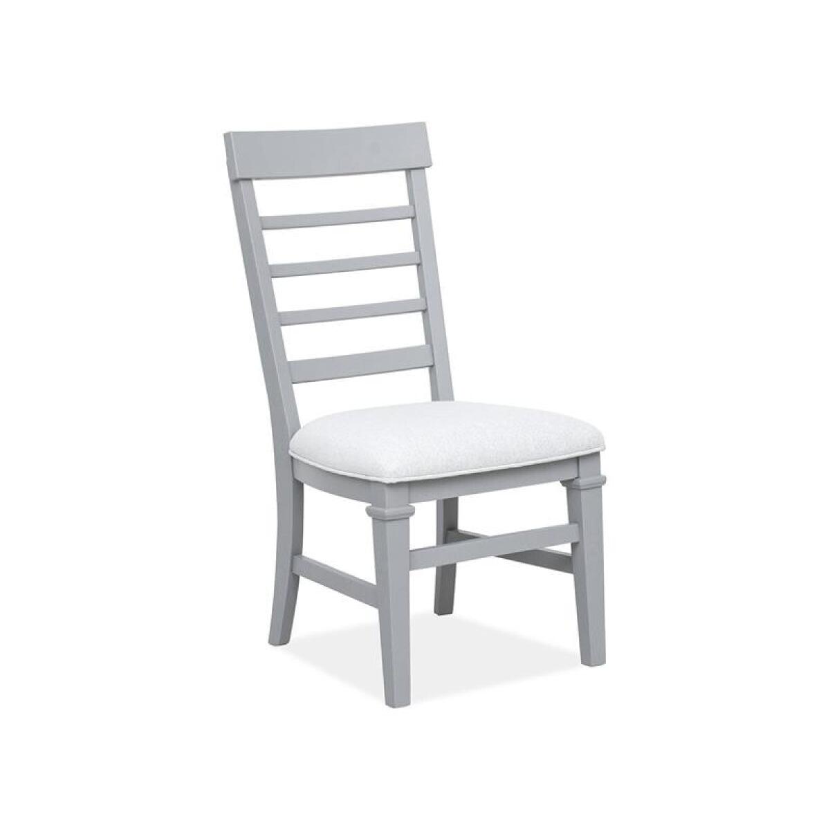 Charleston Dining Side Chair w/Upholstered Seat (2/ctn) A- Grey - Image 2