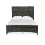 Westley B4399-59B Complete Queen Lamp Panel Storage Bed - Image 8