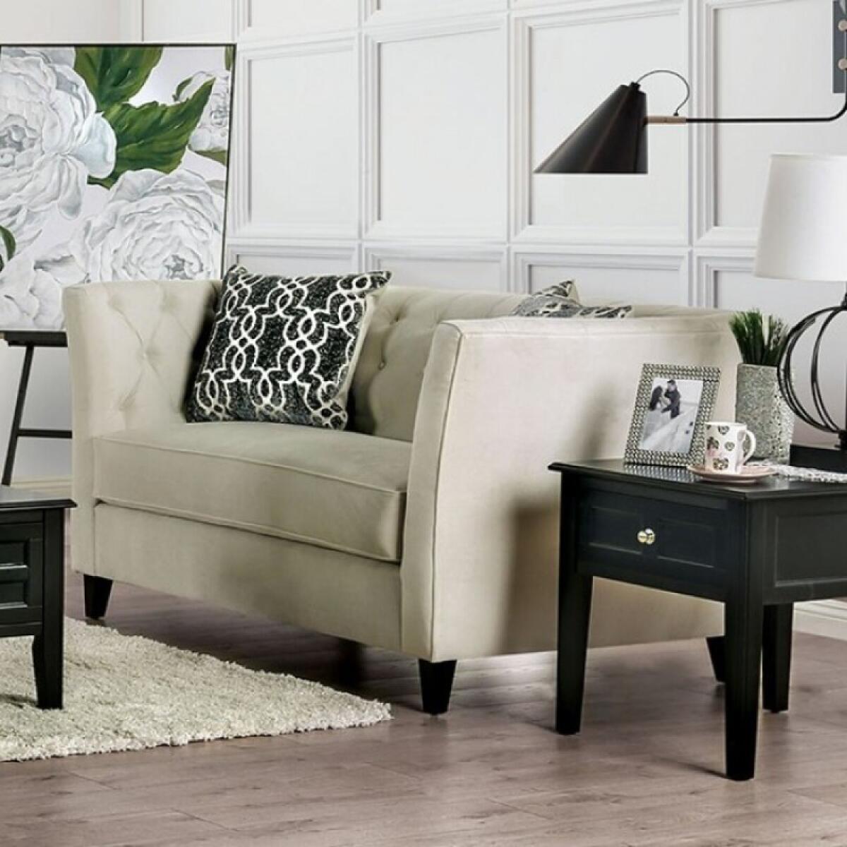 Monaghan Love Seat Loveseats Cream 4