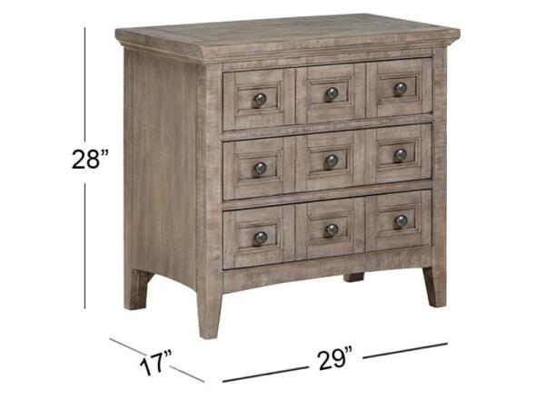Paxton Place Drawer Nightstand Nightstands Brown 16