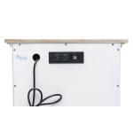 Islamorada 1-drawer / 2-door Electrified Coastal Nightstand - Image 12