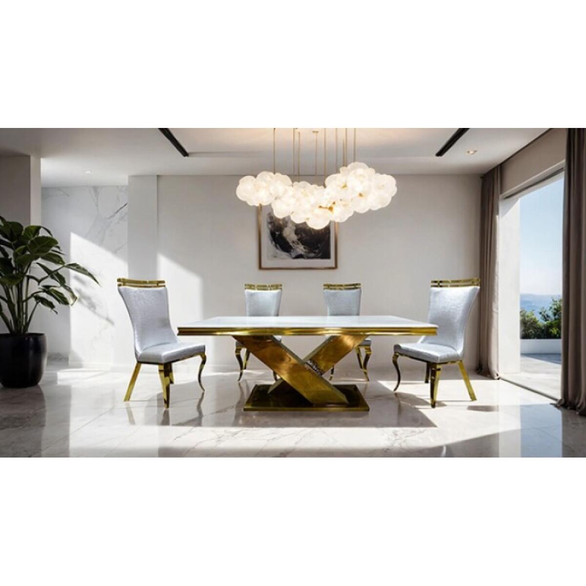 Palazzo Chair, Gold/Silver (2/CTN) - Image 3