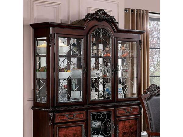 Picardy Hutch & Buffet Dining Storage Brown