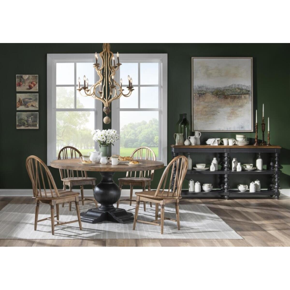 Turned Bobbin Leg Console Table - Image 6