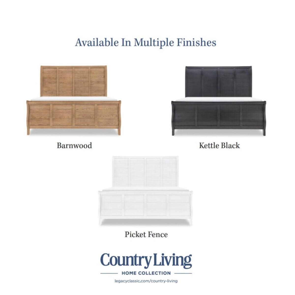 Complete Sleigh Bed 6/6 King - Image 8