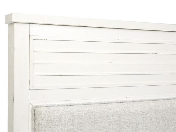 Echo Isles Complete Queen Panel Bed w/Upholstered Headboard - Image 5