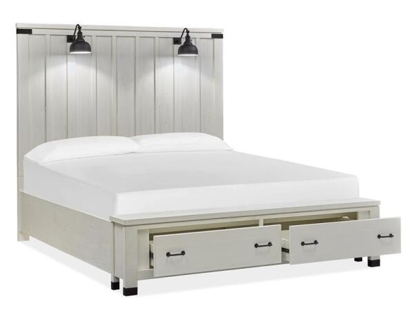 Harper B5321-74A Complete Cal.King Panel Storage Bed - Image 3