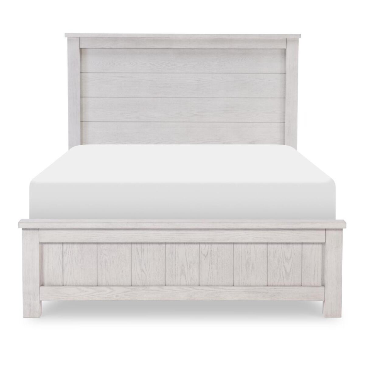 Complete Full Panel Bed Youth Beds Bleached Linen 5