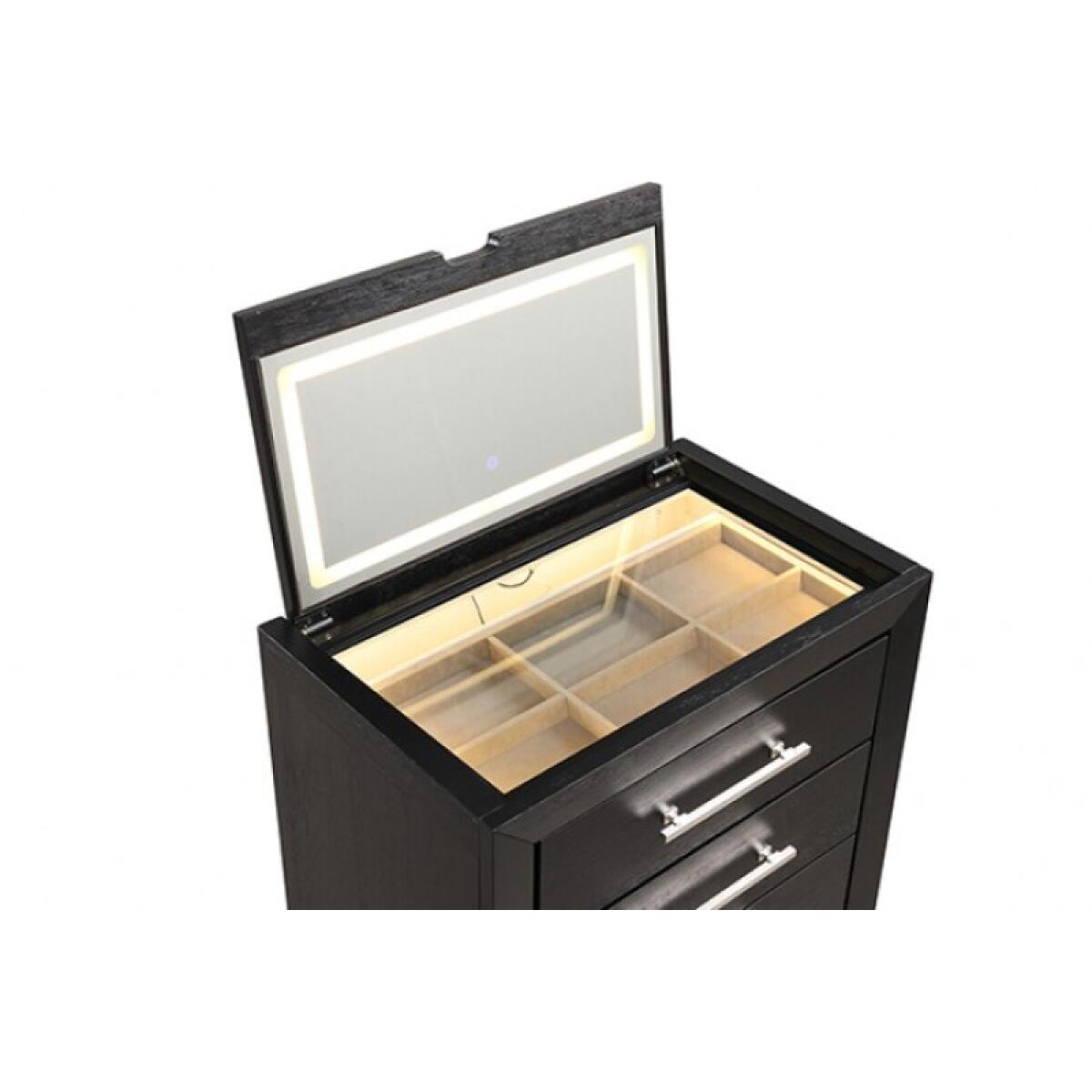 Ashbourne Bedside Vanity Set w/ Stool - Image 7