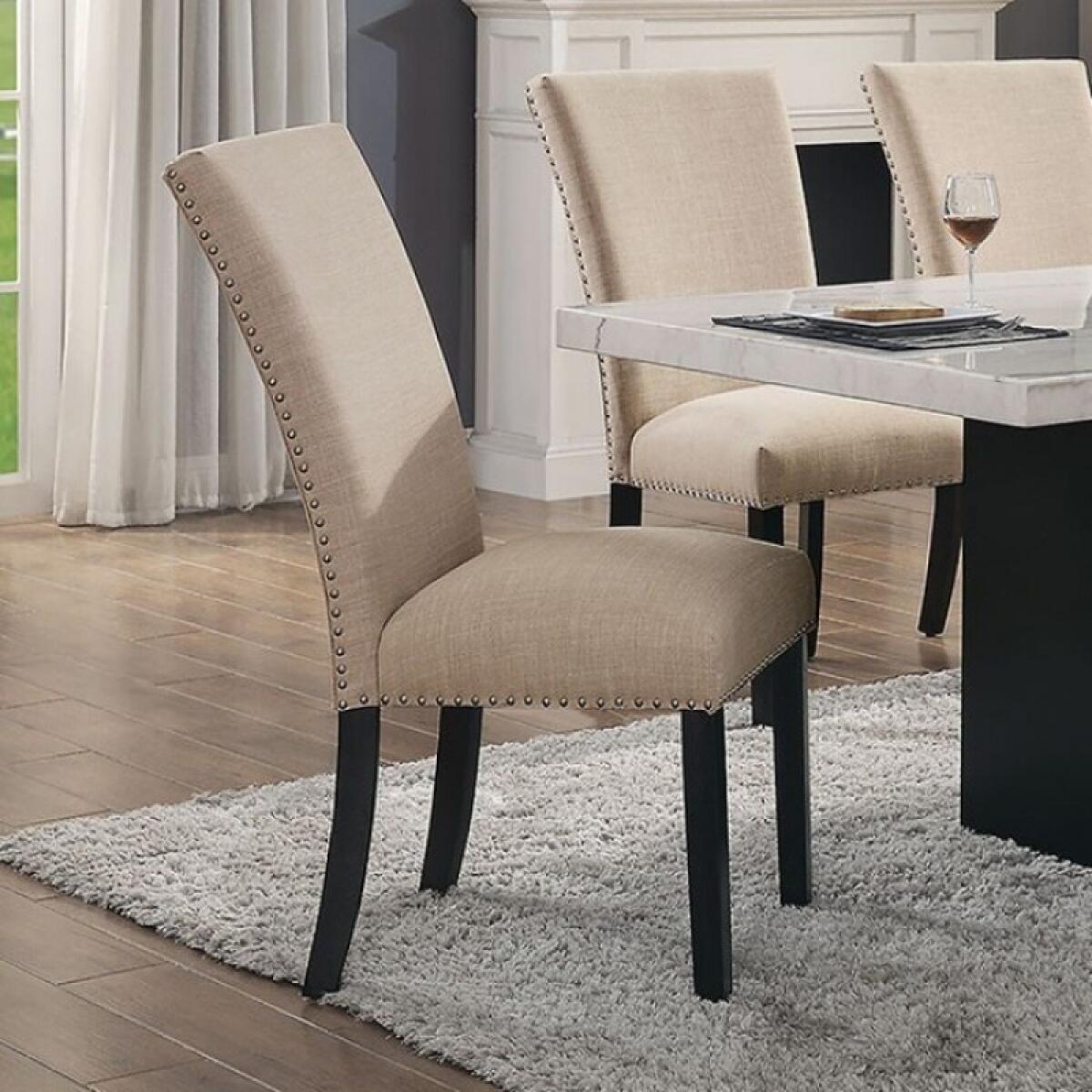 Kian Side Chair, Beige (2/Ctn) - Image 2