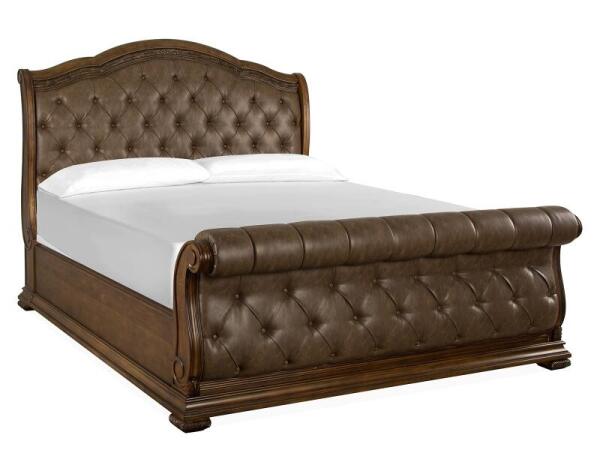 Durango Complete King Upholstered Sleigh Bed - Image 3