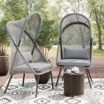Alverta Foldable Chair (2/Ctn) Outdoor Chairs Furniture of America 8