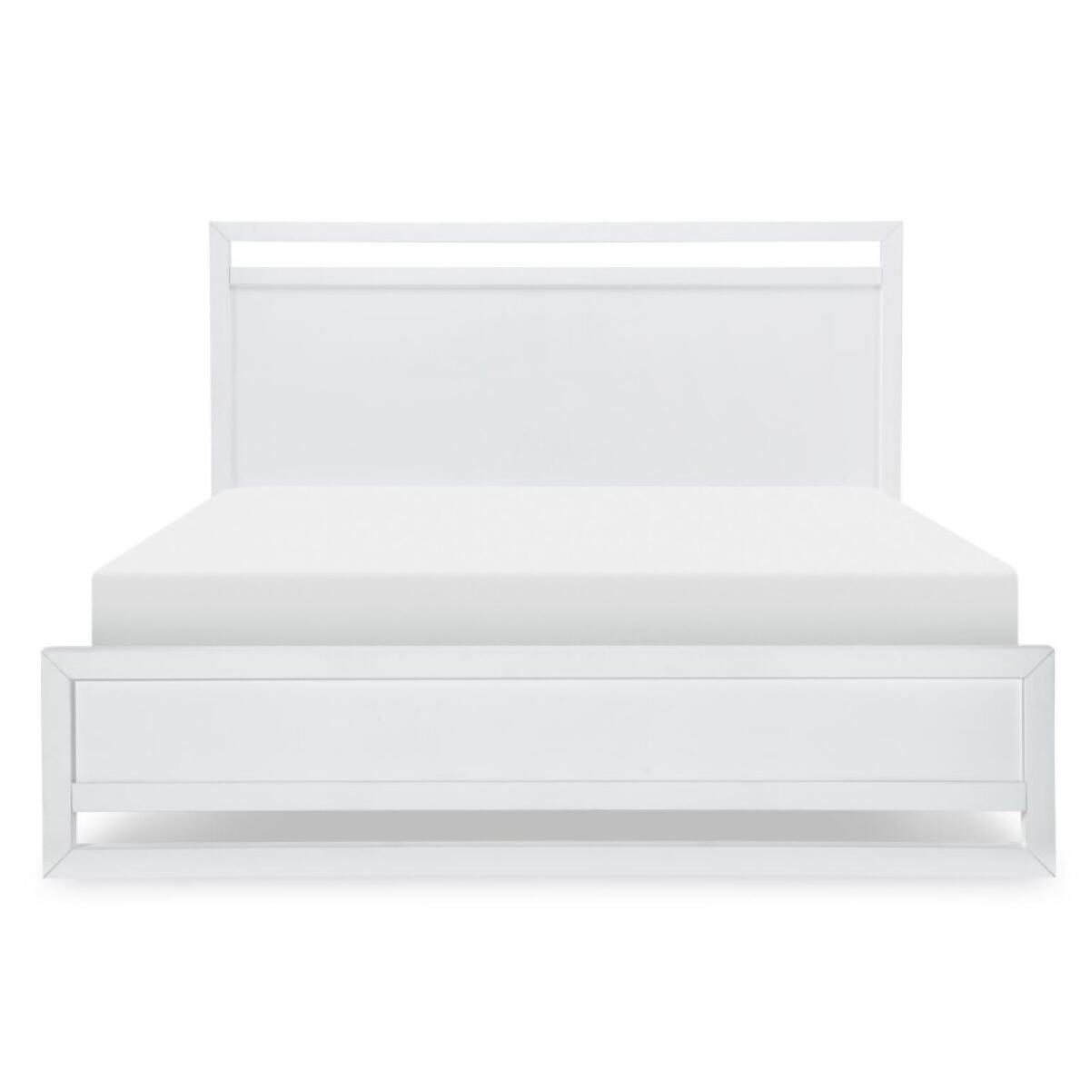 Complete Panel Bed King 6/6 White Finish Beds Beds 5