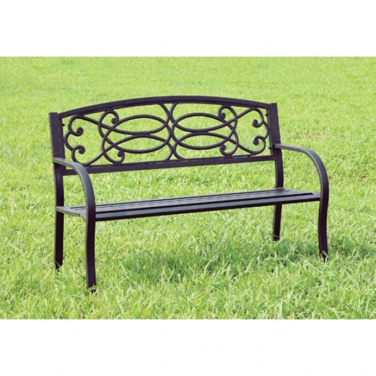 Potter Patio Bench Outdoor Chairs Black 5