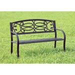 Potter Patio Bench Outdoor Chairs Black 8