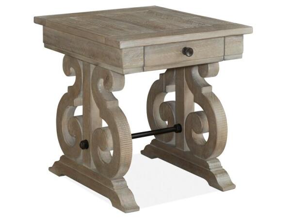 Tinley Park Rectangular End Table End tables Browm