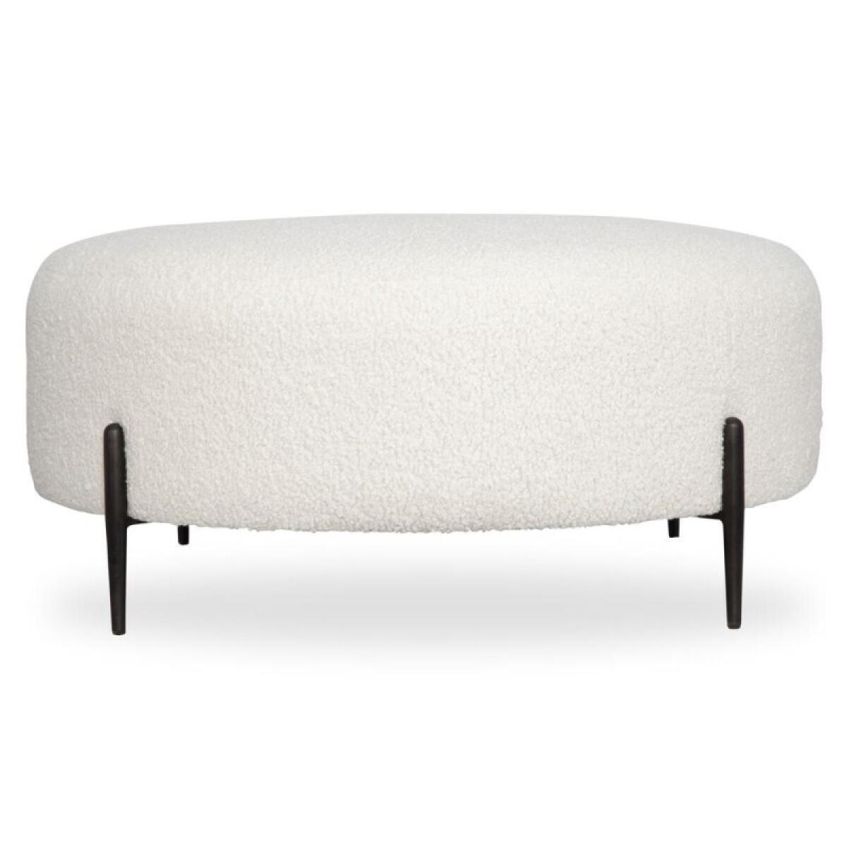 Arles Large Ottoman, Black - Image 2