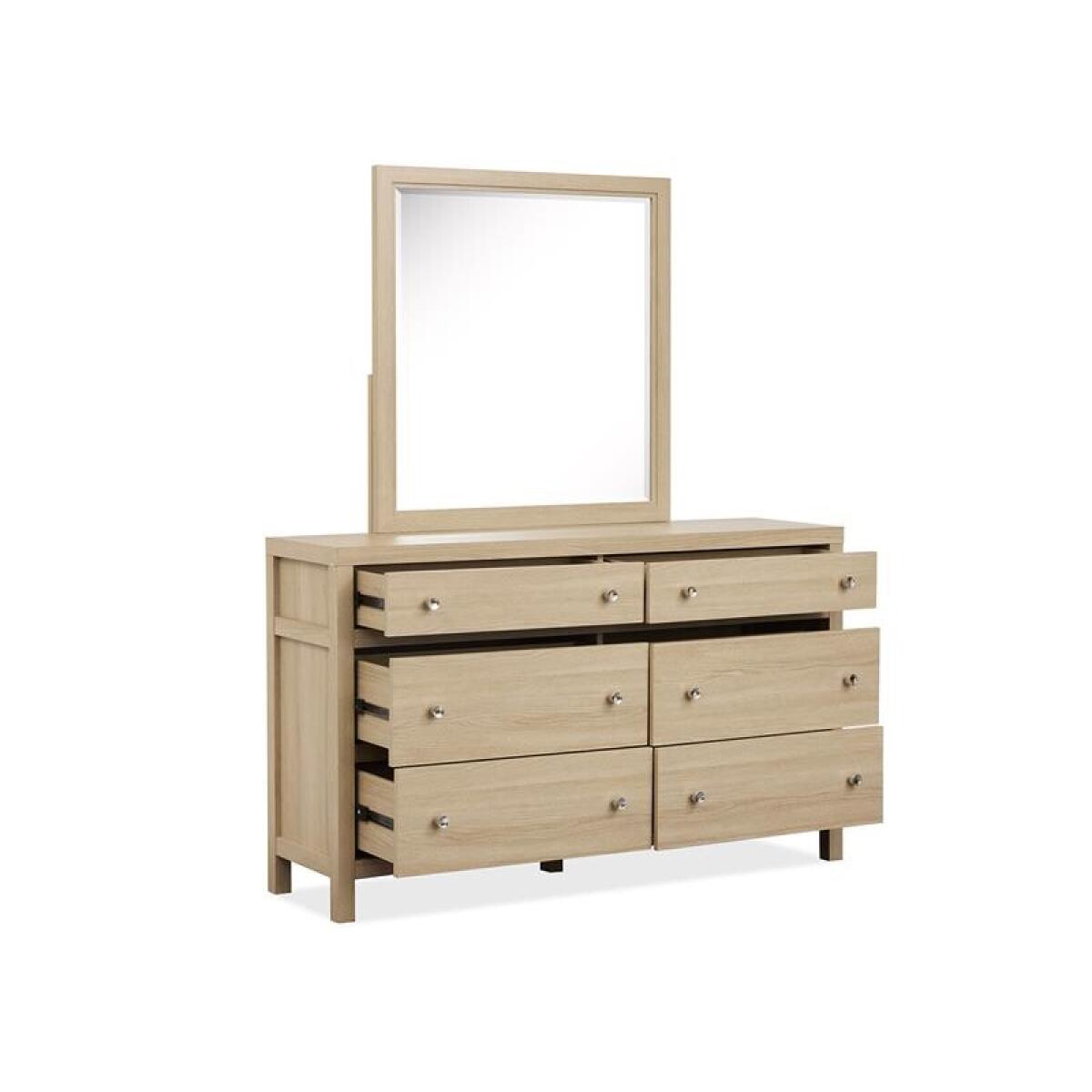Merrifield Double Drawer Dresser Dressers Cream 8