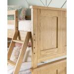 Complete Twin Over Full Bunk Bed Natural Hickory - Image 6