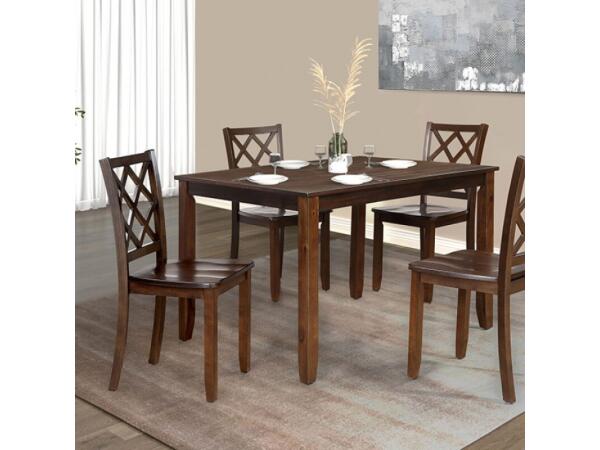 Yamhill 5 Pc. Dining Table Set Dining Sets Brown
