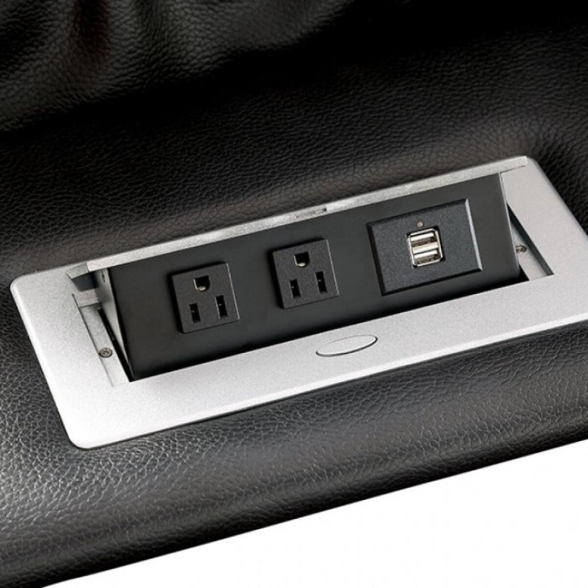 Zaurak Love Seat Recliners Black 11