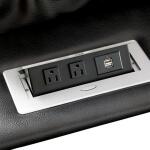 Zaurak Love Seat Recliners Black 20