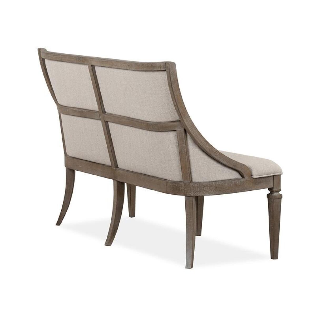 Lancaster Bench w/Upholstered Seat & Back - Image 3