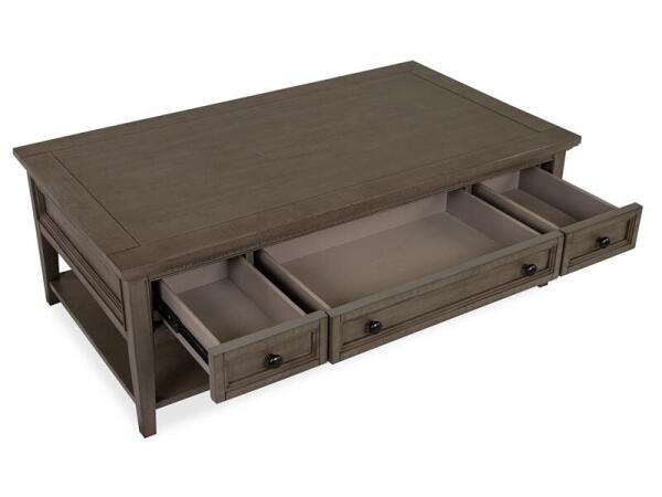 Paxton Place Rectangular Cocktail Table w/Casters - Image 5