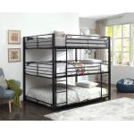 Olga Queen Triple Decker Bed Youth Beds Black 6
