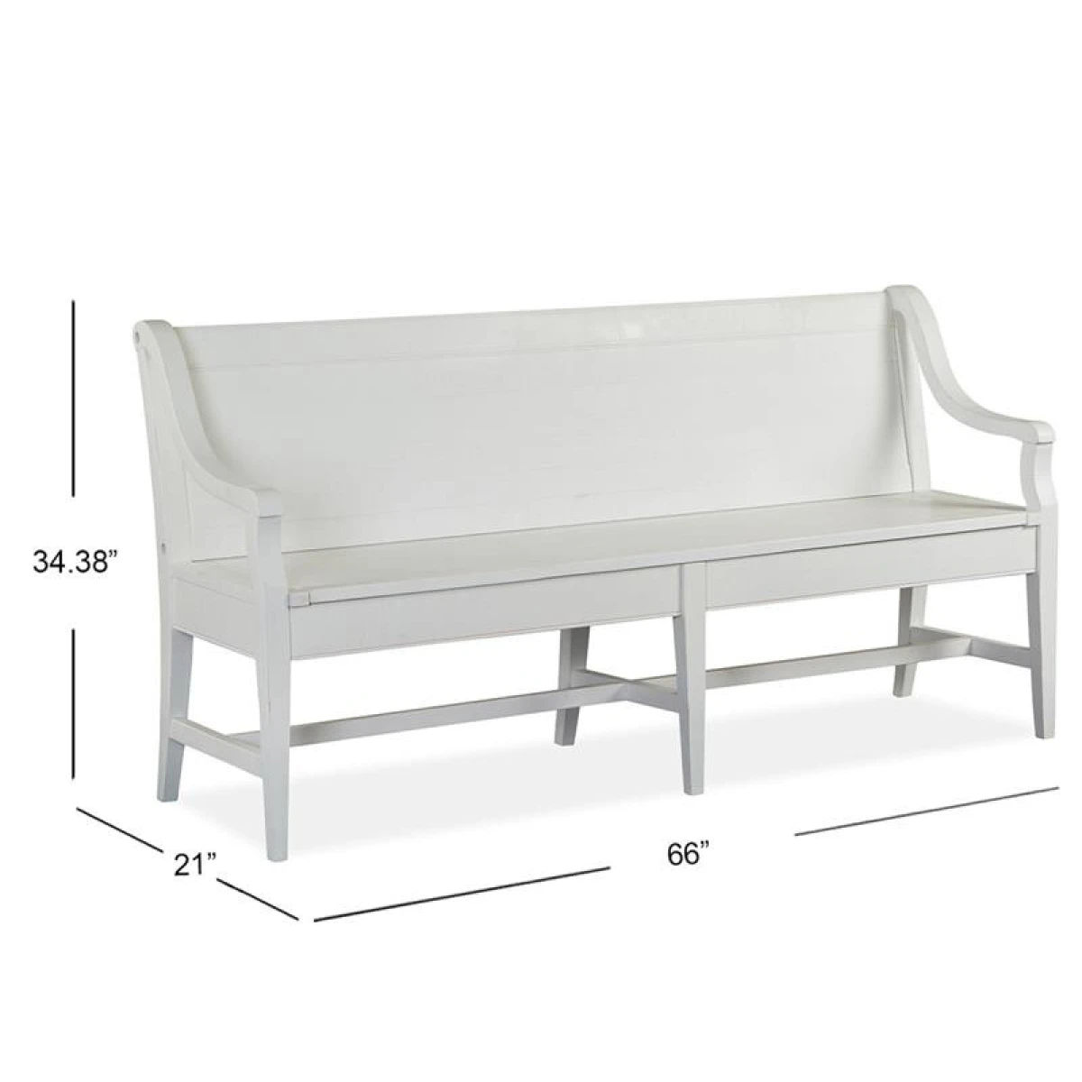 Heron Cove Bench w/Back Chairs & Benches Chairs & Benches 5