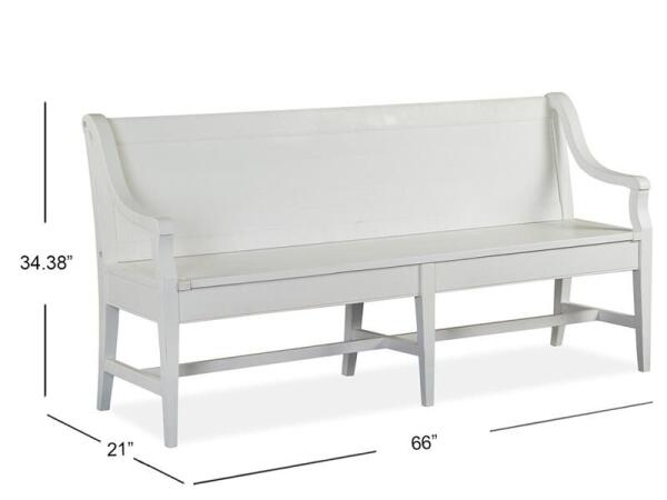 Heron D4400-79 Bench w/Back - Image 3