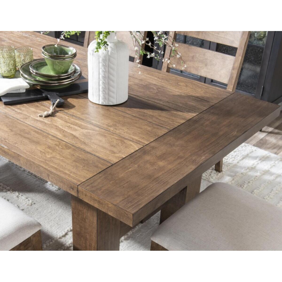 Complete Trestle Dining Table Dining Sets Brown 11