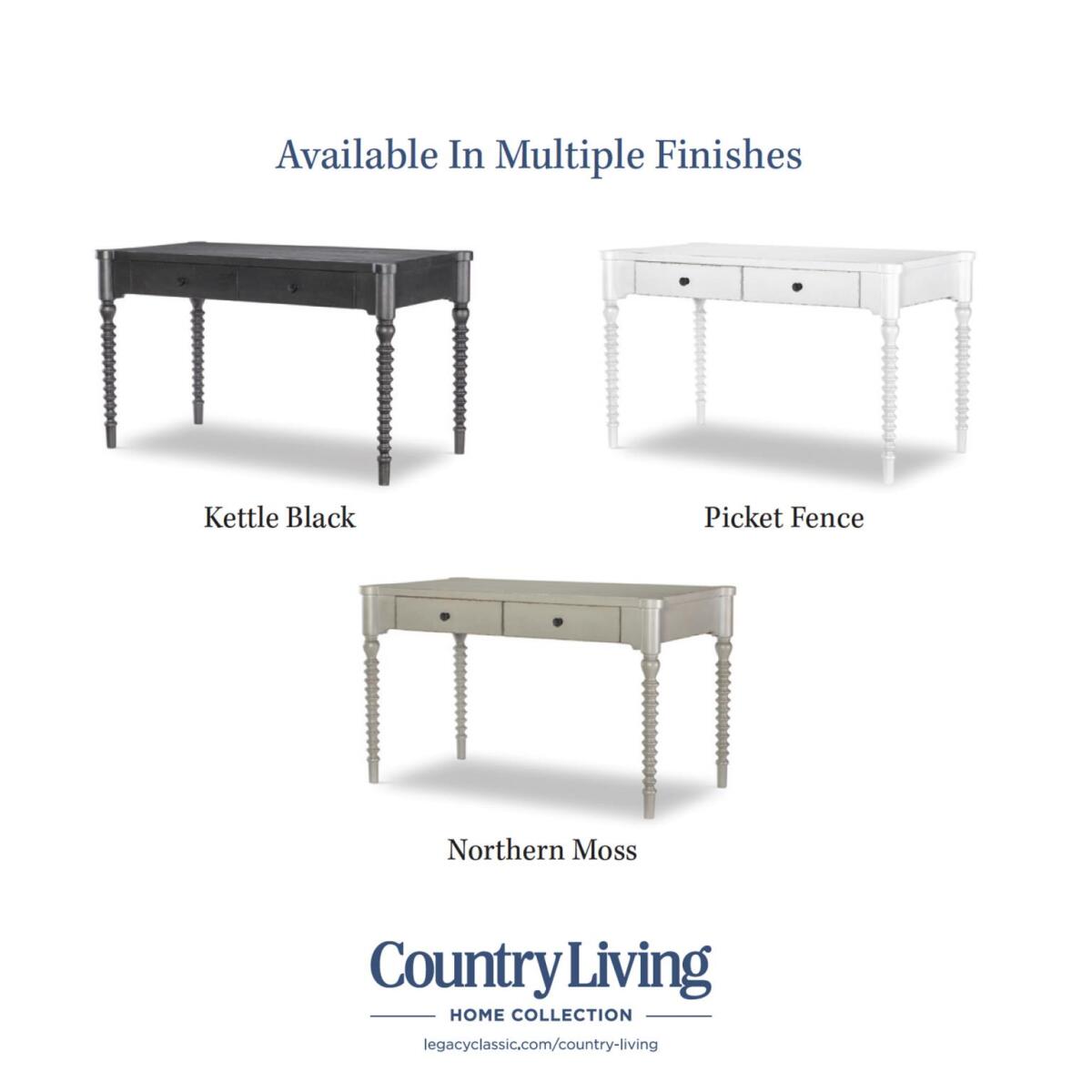 Turned Bobbin Leg Writing Desk - Image 8