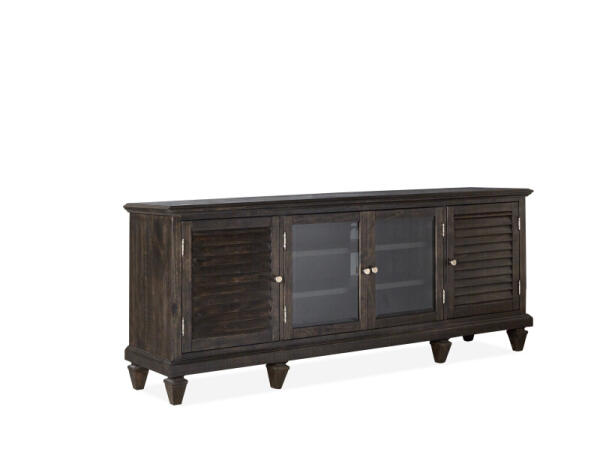 Large Console Entertainment Stands Brown