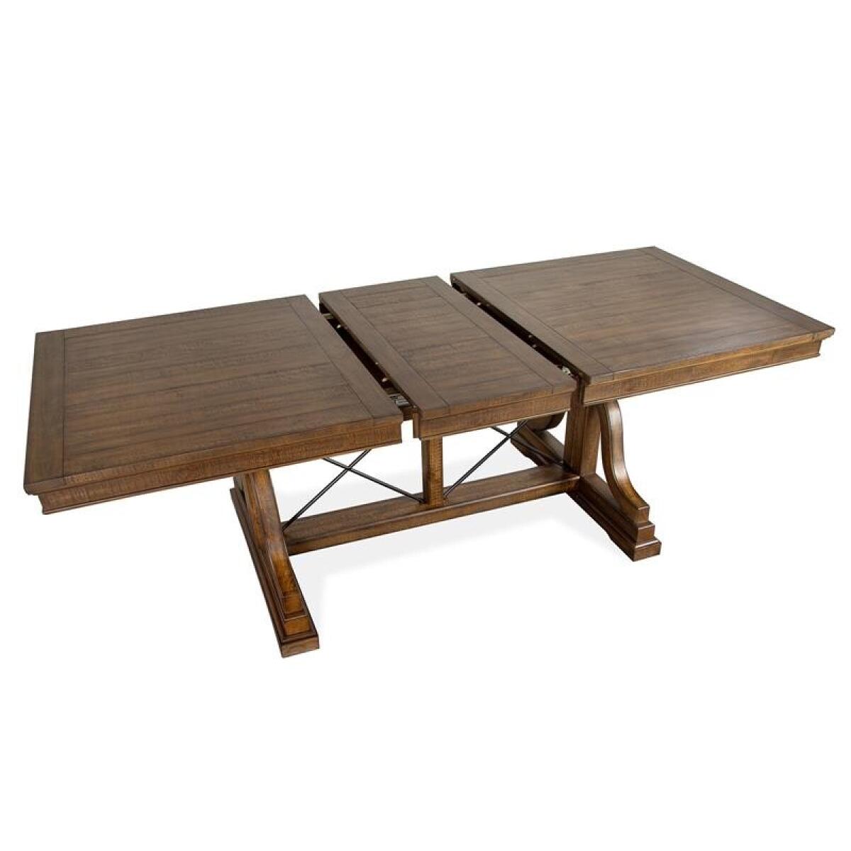 Bay Creek Trestle Dining Table Dining Tables Brown 9