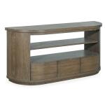 Bosley Lt. Brown Demilune Console